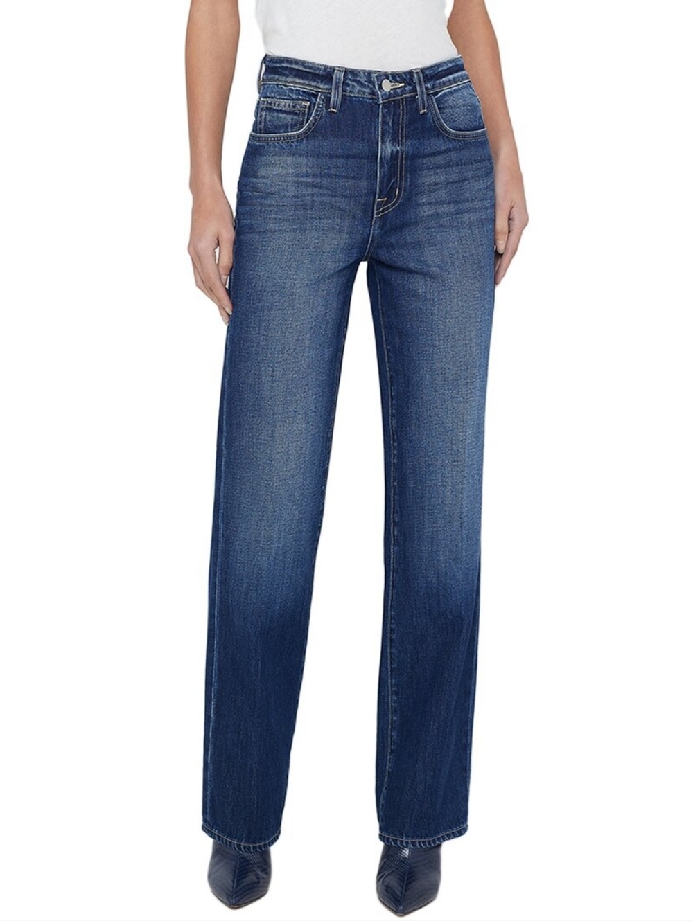 L'AGENCE Jones Ultra High-Rise Blue Jeans